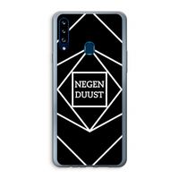 Negenduust geometrisch: Samsung Galaxy A20s Transparant Hoesje