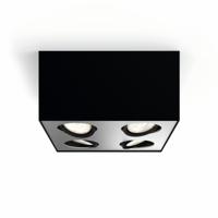 Philips SpotlampBox 4-lichts zwart - 5049430P0