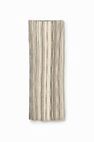 Gestreepte geribde midirok - MATERIAL FINISHES - S