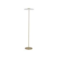 Searchlight VloerlampRecord goud met wit glas - EU33121PB