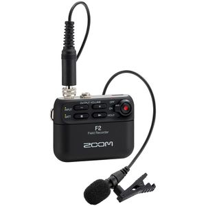 Zoom F2 Draagbare Recorder met Lavaliermicrofoon
