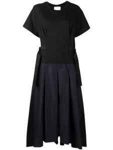 3.1 Phillip Lim robe ceinturée à manches courtes - Noir