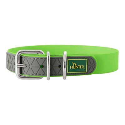 Hondenhalsband Hunter Convenience Maat M Groen (38-46 cm)