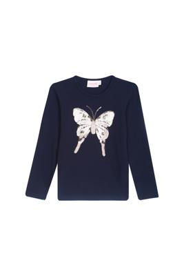 Someone winter t-shirt meisjes - navy blauw - longsleeve - Scottie