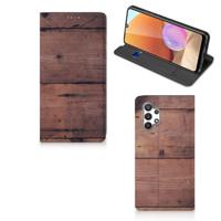 Samsung Galaxy A32 4G | A32 5G Enterprise Editie Book | Wallet Case | Old Wood