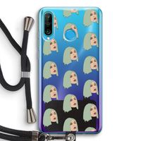 King Kylie: Huawei P30 Lite Transparant Hoesje met koord