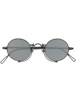 Matsuda lunettes de soleil teintées à monture ronde - Gris