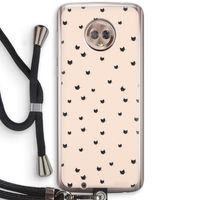 Kleine kattenkopjes: Motorola Moto G6 Transparant Hoesje met koord