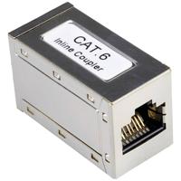 Roline RJ45-koppeling RJ45 Adapter CAT 6 210 m Zilver (metallic)