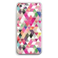Gekleurde driehoekjes: iPhone 5 / 5S / SE Transparant Hoesje