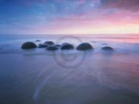 Kunstdruk Popp-Hackner - Moeraki Boulders 80x60cm