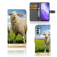 OPPO Find X3 Lite | Telefoonhoesje | Met pasjeshouder | Schaap en Lammetje
