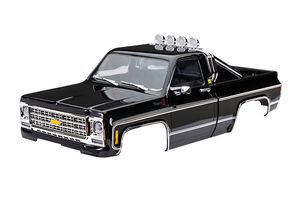 Traxxas - Body, Chevrolet K10 Truck (1979), complete, black (TRX-9811-BLK)