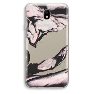 Roze stroom: Samsung Galaxy J7 (2017) Transparant Hoesje