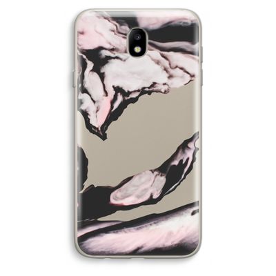 Roze stroom: Samsung Galaxy J7 (2017) Transparant Hoesje