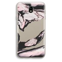 Roze stroom: Samsung Galaxy J7 (2017) Transparant Hoesje