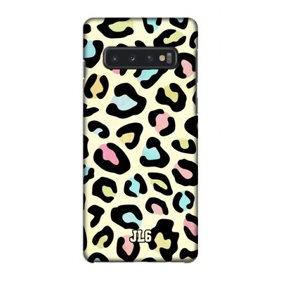 Leopard pattern: Samsung Galaxy S10 4G Volledig Geprint Hoesje