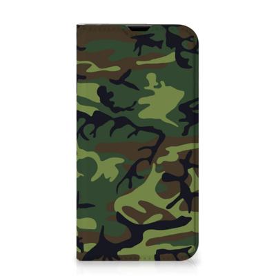 iPhone 13 Pro | Hoesje met Magneet | Army Dark iPhone 13 Pro | Hoesje met Magneet | Army Dark