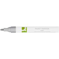 Q-CONNECT paint marker, op oliebasis, ronde punt, zilver