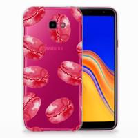 Samsung Galaxy J4 Plus (2018) | Siliconen Case | Pink Macarons