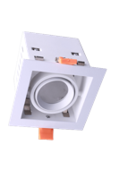 Artdelight Strakke inbouwspotTavira wit - DL 9991R WI