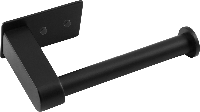Cornat toiletrolhouder zwart - t364206