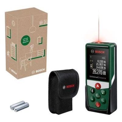Bosch UniversalDistance 40 C laserafstandsmeter (precieze meting van afstanden tot 40 m, Bluetooth-connectiviteit, afstandsbedieningsfuncties
