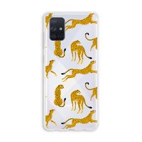 Luipaard: Galaxy A71 Transparant Hoesje