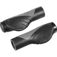 Ergotec handvatset aero2 132/132mm zwart/grijs
