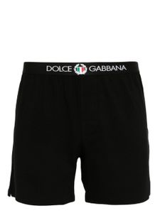 Dolce & Gabbana boxer à patch logo - Noir