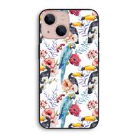 Bloemen tukan: iPhone 13 mini Biologisch afbreekbaar hoesje