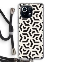 Crazy pattern: Xiaomi Mi 11 Transparant Hoesje met koord