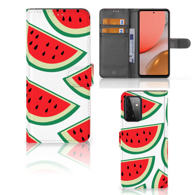 Samsung Galaxy A72 Book Cover Watermelons Samsung Galaxy A72 Book Cover Watermelons