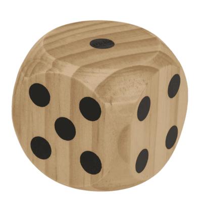 Dobbelsteen - 6 x 6 cm - hout - stenen om te dobbelen - Worpsteen - spelletjes Dobbelsteen - 6 x 6 cm - hout - stenen om te dobbelen - Worpsteen - spelletjes