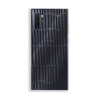 Moroccan stripes: Samsung Galaxy Note 10 Plus Transparant Hoesje