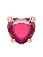 Dodo bague Heart en or rose 9ct sertie - thumbnail