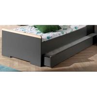 Vipack Bedlade/rolbed London - antraciet - 17,8x93,8x198 cm - Leen Bakker