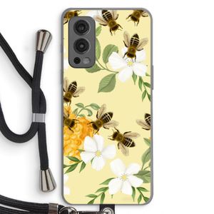 No flowers without bees: OnePlus Nord 2 5G Transparant Hoesje met koord