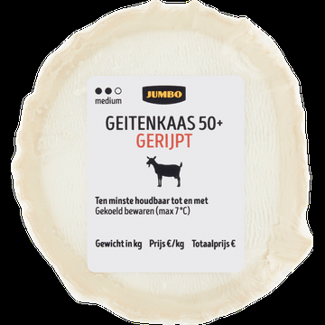 Jumbo Geitenkaas 50+ Gerijpt ca. 125 g