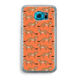 Cheetah: Samsung Galaxy S6 Transparant Hoesje