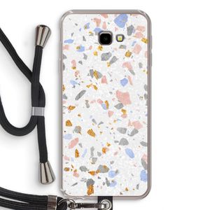 Terrazzo N°8: Samsung Galaxy J4 Plus Transparant Hoesje met koord