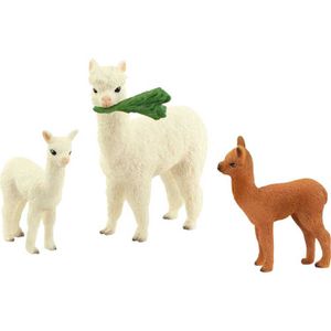 Schleich Wild Life - Alpacafamilie speelfiguur