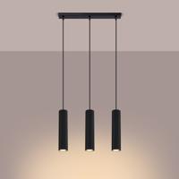 Hanglamp KARBON 3L zwart