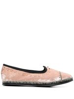 Giuseppe Zanotti mocassins Otium en velours - Rose