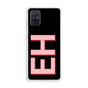 Monogram: Galaxy A71 Transparant Hoesje