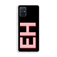 Monogram: Galaxy A71 Transparant Hoesje