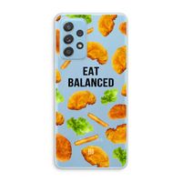 Eat Balanced: Samsung Galaxy A73 Transparant Hoesje