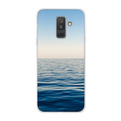Water horizon: Samsung Galaxy A6 Plus (2018) Transparant Hoesje
