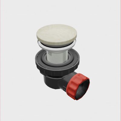 Speciaal Ruimtebesparend sifon met clickwaste Mondiaz Easy | 5/4" | Solid Surface | ostra