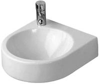 Duravit Architec fontein zonder overloop 36x38cm wit
